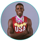 Retrato de Carl Lewis