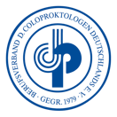 Logo und Link des Berufsverbandes der Koloproktologen Deutschlands