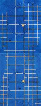 Golden Grid 5 mini me  light blue   F0×2   140mm×360mm   Acrylic 2012