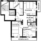 Plan d'appartement no. 1