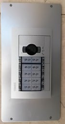 TEGUI, placa Portero electrónico, Interfonos.