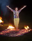 Dr Kweethai is a firewalker