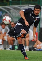 Ausweichtrikot. Ohne Sponsor.