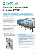 Steam and Water Analysis Systems SWAS
