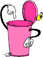 Mülleimer - was drin ist soll drin bleiben