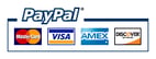 PayPal, Visa, Amex, Discover