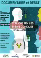 LMC FRANCE Mina DABAN essai clinique malades parlent film documentaire cinéma César témoignage tous chercheurs OrphanDev Canceropole Paca AFA