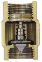 válvula retención une en 1717