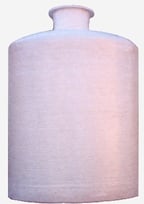 Depósito poliester vertical tipo botella