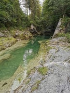 Eiskaltes Wasser in der Faistenau