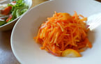 キャロットラペきんかん入り　にんじんきんかんサラダ