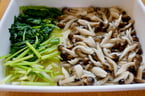 青菜としめじのおひたし