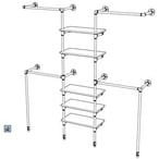 DIY Bauanleitung Kleiderschrank Kleiderstange aus Rohren