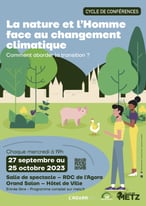 Conférence climat, eaux et forêts à Metz avec Lorraine Nature Environnement