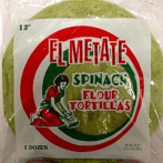 6" - 13" Spinach Wraps