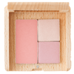 チークorハイライター+アイカラー2色