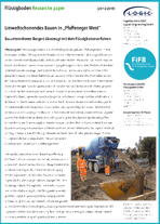 20.12.2019  Umweltschonendes Bauen in „Pfaffeneger West“ Bauunternehmen Burgert überzeugt mit dem Flüssigbodenverfahren