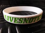 debossed printed silicone wristband