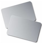 PVC-Karten silber 86x54
