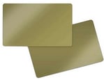 PVC-Karten gold 86x54