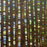 waldstück_übergang_50 x 50 cm