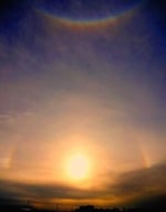 （2012年12月5日の彩雲）