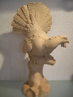 Auerhahn Holzskulptur Holzschnitzerei