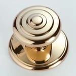 Pomo de latón para puerta de entrada