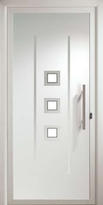 Panel decorativo Tirso con vidrio mate