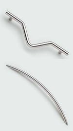 Tiradores de acero inoxidable para puertas de entrada