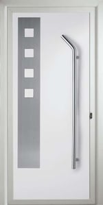 Panel decorativo para puerta de entrada de aluminio