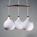 Taklampa design Uno & Östen Kristiansson för Luxus, 1960-tal