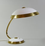 Bordslampa design och tillverkning Helo, 1940-tal.