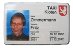 Taxi Ausweis
