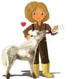 Fohlenaufzucht mit der Flasche