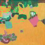 Sommer - Flimmer / Stefanie Anrig / Mischtechnik auf Leinwand / 20 cm x 20 cm