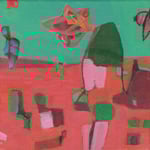 Die Blume von Jericho / Stefanie Anrig / Mischtechnik auf Leinwand / 20 cm x 20 cm