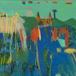 Mystery / Stefanie Anrig / Mischtechnik auf Leinwand / 20 cm x 20 cm