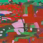 Feier - Abend / Stefanie Anrig / Mischtechnik auf Leinwand / 20 cm x 20 cm