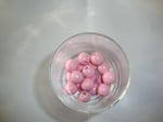 Holzperlen pastellrosa