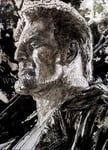 "Sin City 2: A Dame to Kill For" ©2013, Portrait of Mickey Rourke © 2013, Acrylic on Canvas, Private Commission