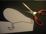 Cut out wing/leg.