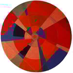 Titel: Lebensrad, Tempera auf Pappe auf Holz Durchmesser 1,21 m