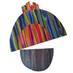 Titel: Leben und Tod Eitempera auf Treibholz großer Halbkreis: 127cm/95 cm kleiner Halbkreis: 68cm/45cm