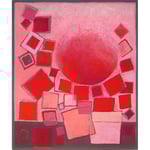 Titel: Das Weiche besiegt das Harte Tempera auf Papier auf Holz 1,03m/1,20m