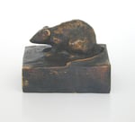 Asta Rode, Rötelmaus, 2007, Bronze, 8 x 10,5 x 8 cm