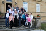 Auf der Treppe des Klostergebäudes ein letztes Gruppenfoto zum Andenken an die schöne Reise