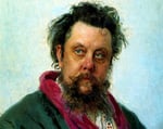 Modest Mussorgsky 1839-1881. Retrato de Iliá Repin (1881).
