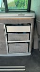 Filzboxen Küchenschrank VW T6 rechts grau