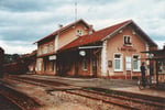 Der Bahnhof von Wehr/Baden im Jahre 1982